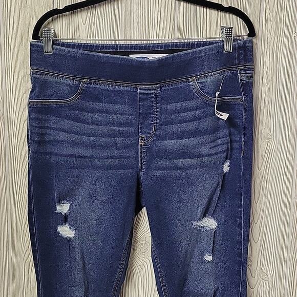 Old Navy Rockstoar Super Skinny Jeggings Jeans Mid Rise Womens 12 NWT - Picture 2 of 14